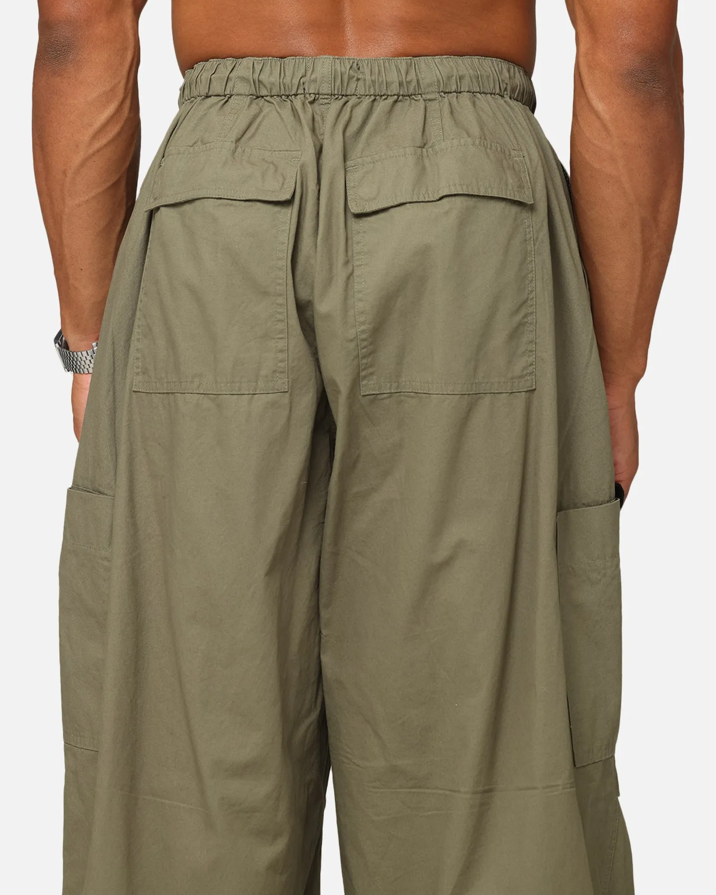 XXIII Cord Tie Cargo Pants Khaki