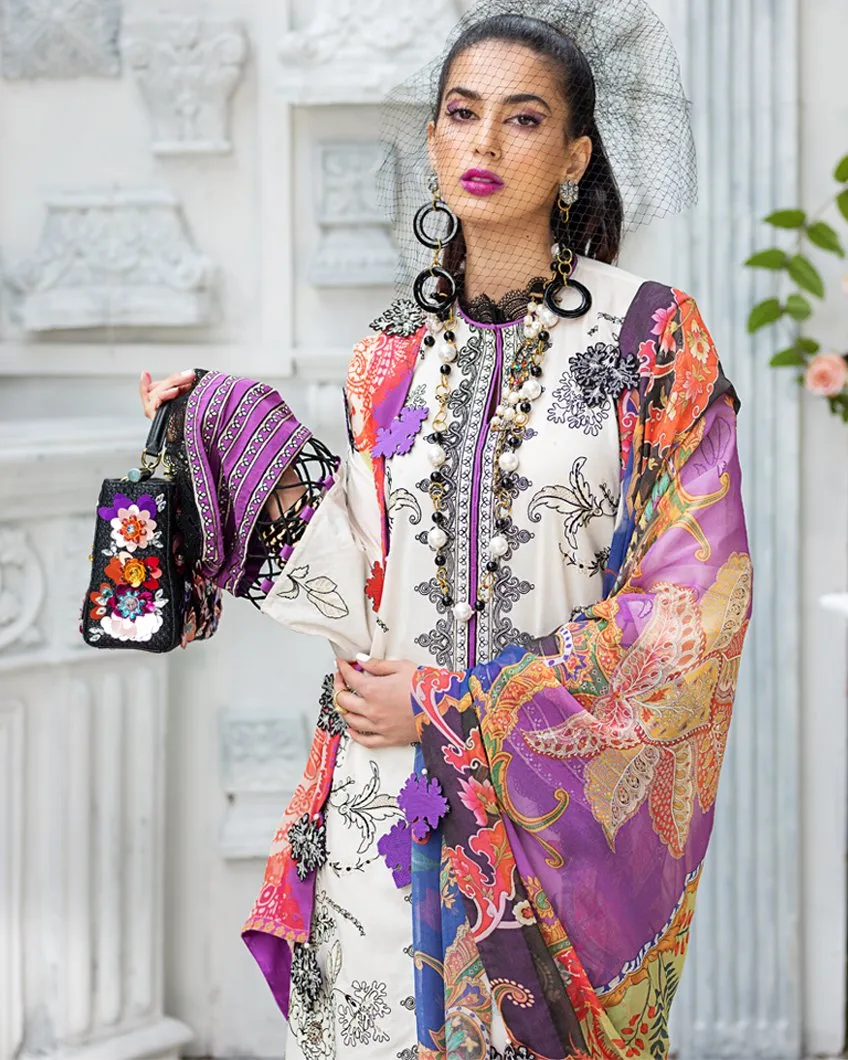 Zaha by Khadijah Shah – Spring/Summer Lawn Collection 2020 – YASMIN (ZL-25)